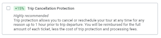 Trip protection example