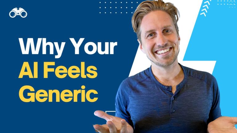 Why Your AI Keeps Giving You Generic Answers (And the Fix Is Not a Better Prompt)